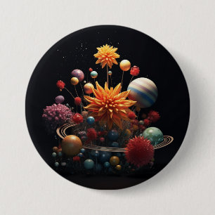 Solar System 7.5cm Round Badge