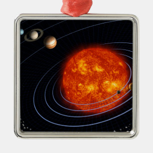 Solar System 8 Metal Tree Decoration