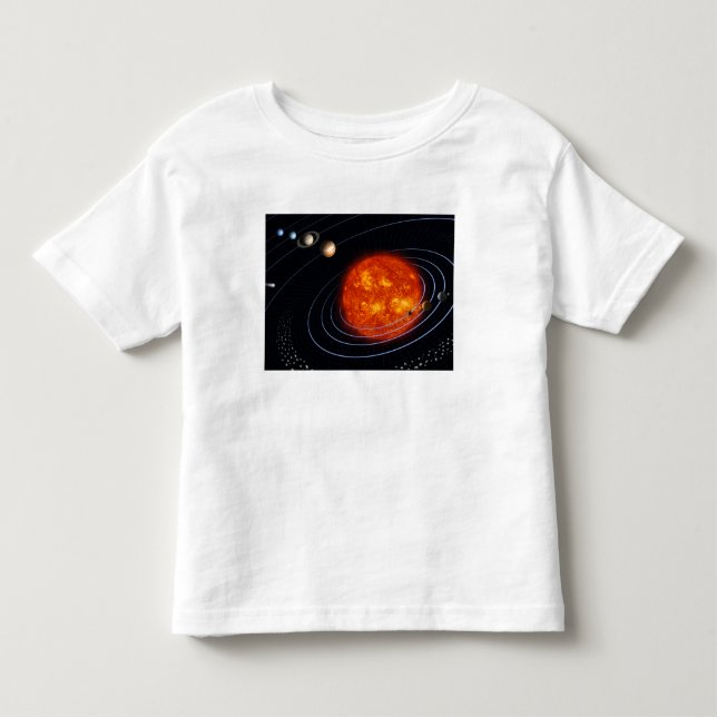 Solar System 8 Toddler T-Shirt (Front)