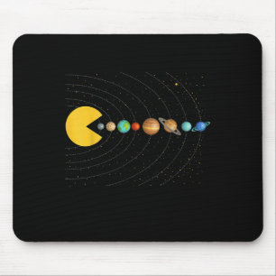Solar System Astronomy Space Video Games Funny Gra Mouse Mat