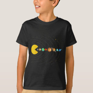 Solar System Astronomy Space Video Games Funny T-Shirt