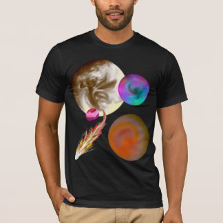 Solar System Design Fitted Short Sleeve T-Shirt