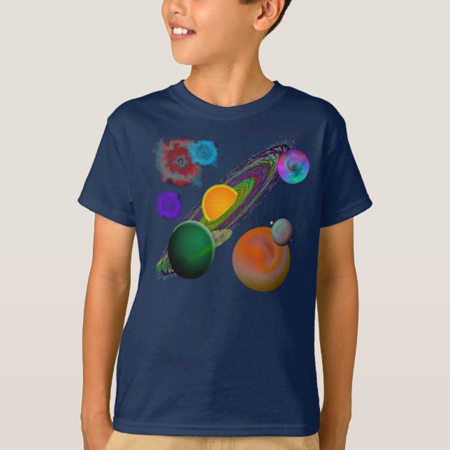 Solar System Design T-Shirt (Front)