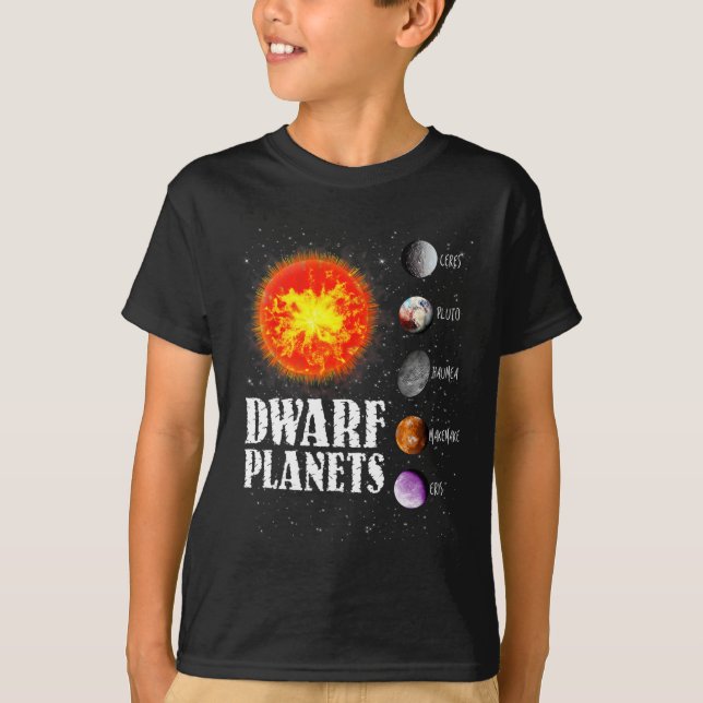 Solar System - Dwarf Planets Gift T Shirt  (Front)