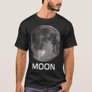 Solar System Earth Moon Outer T-Shirt