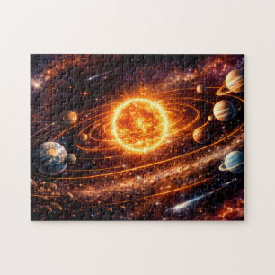 Solar System – Explore Learn Discover Jigsaw Puzzle
