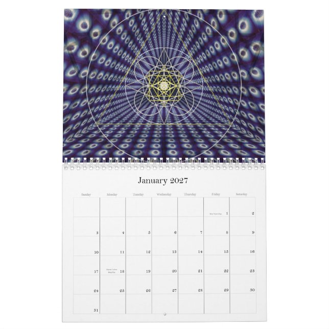 Solar System Geometries per Martineau Calendar (Jan 2027)