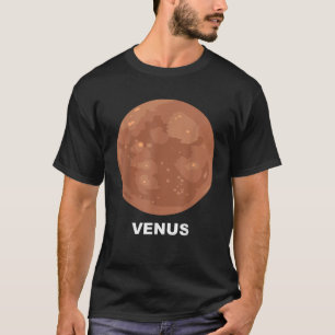 Solar System Group Costumes Giant Planet Venus Cos T-Shirt