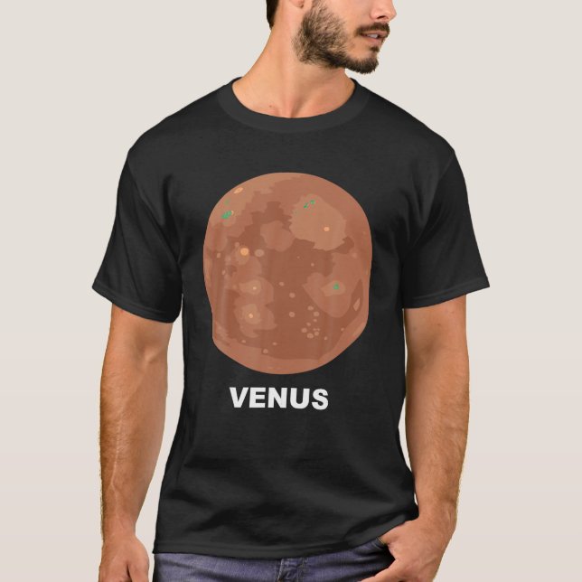 Solar System Group Costumes Giant Planet Venus T-Shirt (Front)