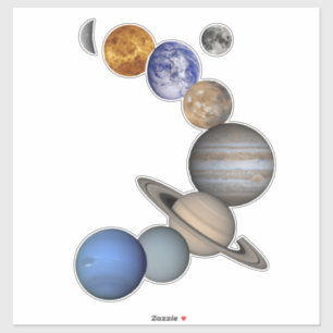 Solar System In Space