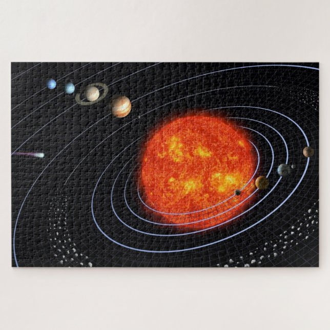 Solar System Jigsaw Puzzle (Horizontal)