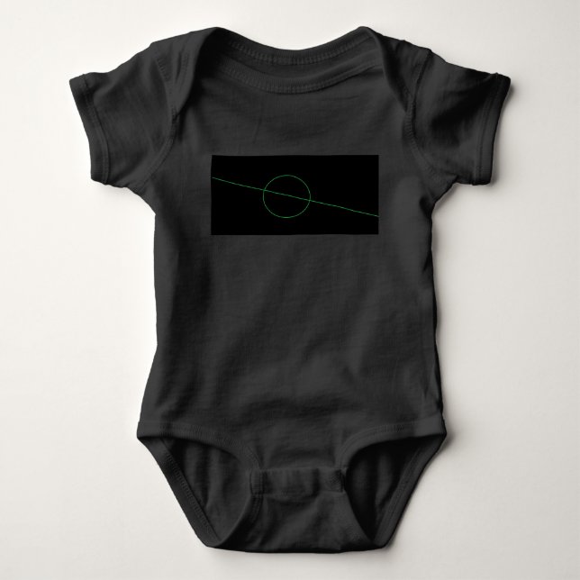 Solar system kids baby bodysuit (Front)