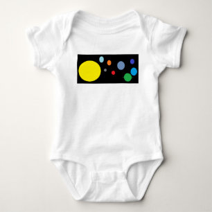 Solar system kids baby bodysuit