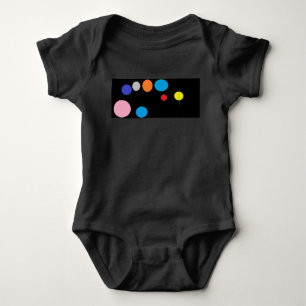 Solar system kids baby bodysuit