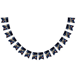 Solar System Montage Bunting
