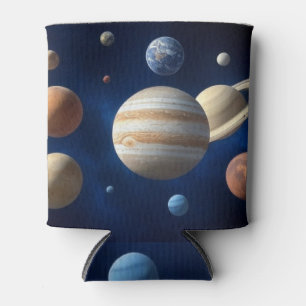Solar System Montage Can Cooler