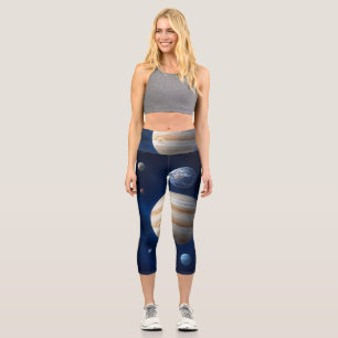 Solar System Montage Capri Leggings