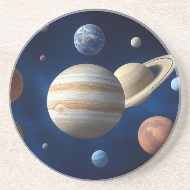 Solar System Montage Coaster (Front)