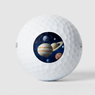 Solar System Montage Golf Balls