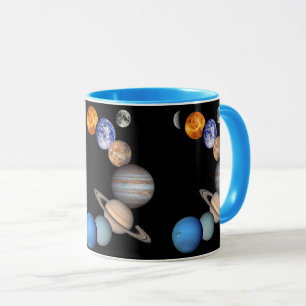Solar System Montage JPL Planet Photos Mug
