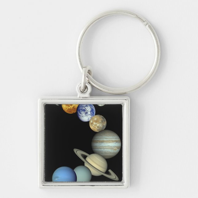 Solar System Montage Key Ring (Front)