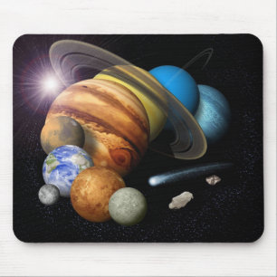 Solar System Montage Mouse Mat