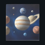 Solar System Montage Notepad<br><div class="desc">Solar System Montage,  Solar System,  Planets,  generativecontent</div>
