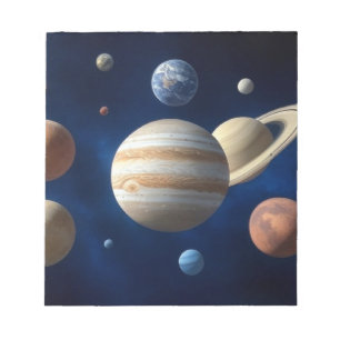 Solar System Montage Notepad