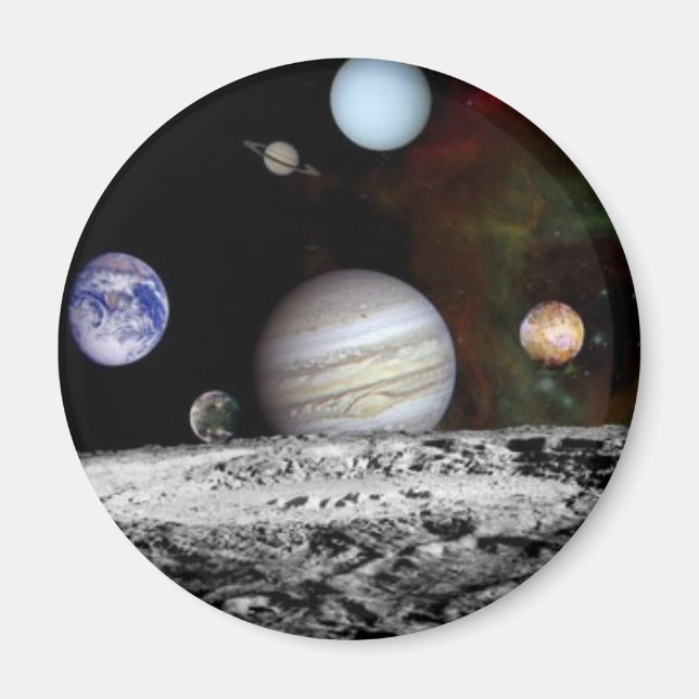 solar-system-montage-solar-system-ga magnet (Front)