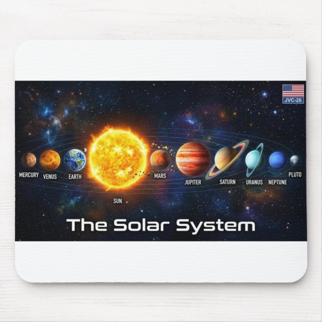 Solar system  mouse mat (Front)