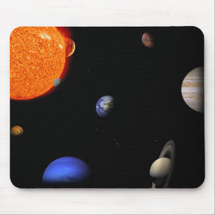 Solar system mouse mat