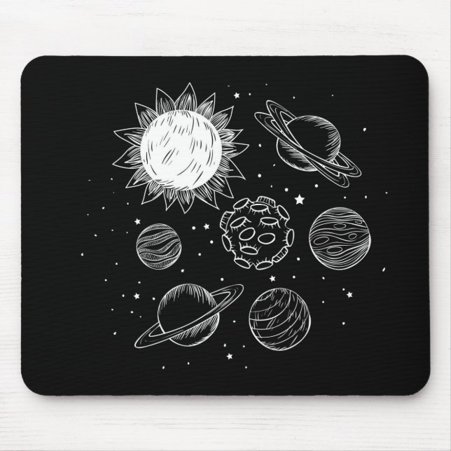 Solar System Mouse Mat (Front)