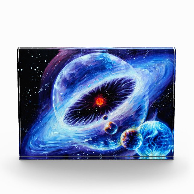 Solar system paper weight photo block (Front)