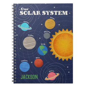 Solar System Personalised Notebook