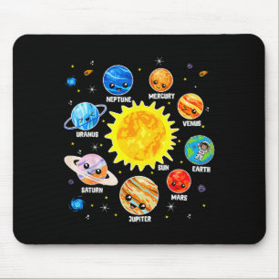 Solar System Planet Space Planets Boys Girls Toddl Mouse Mat