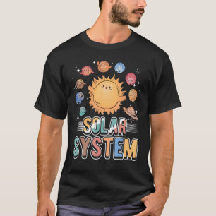 Solar System Planets And Space Scientific 5 T-Shirt