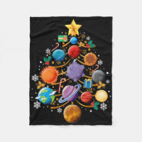 Solar System Planets Christmas Tree Astronomy Xmas