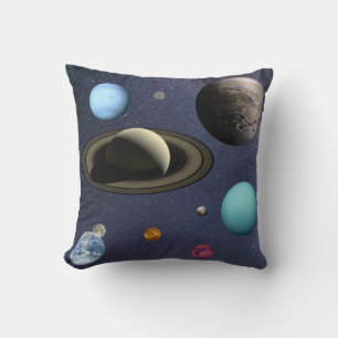 Solar system planets cushion