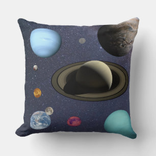 Solar system planets cushion