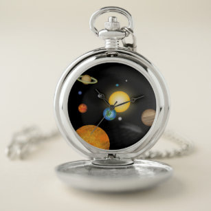 Solar system wrist online watch