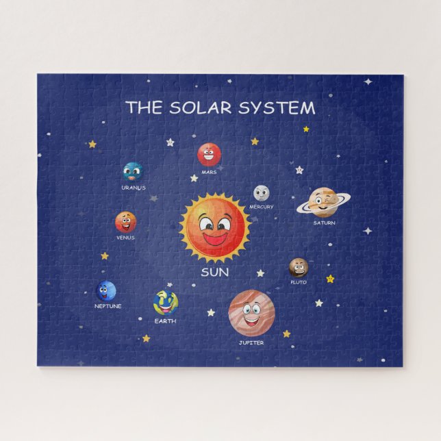 Solar System Planets Jigsaw Puzzle (Horizontal)