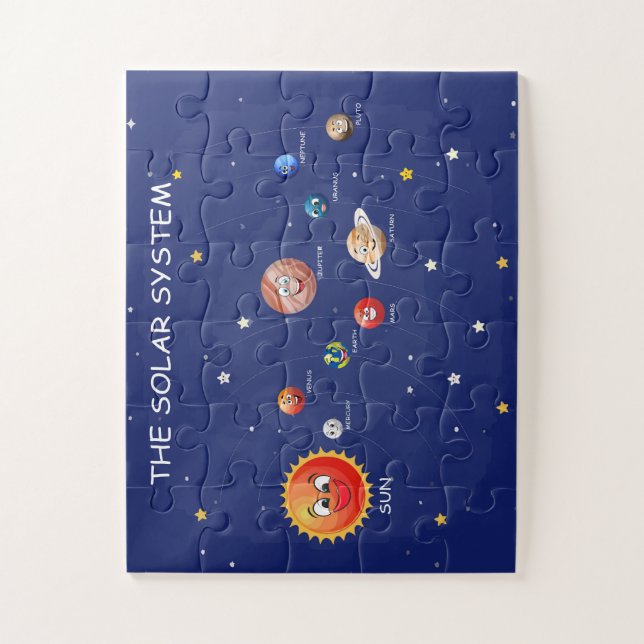 Solar System Planets jigsaw puzzle (Vertical)