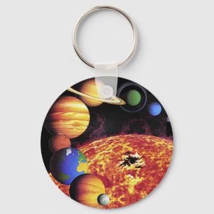 Solar System Planets Keychain