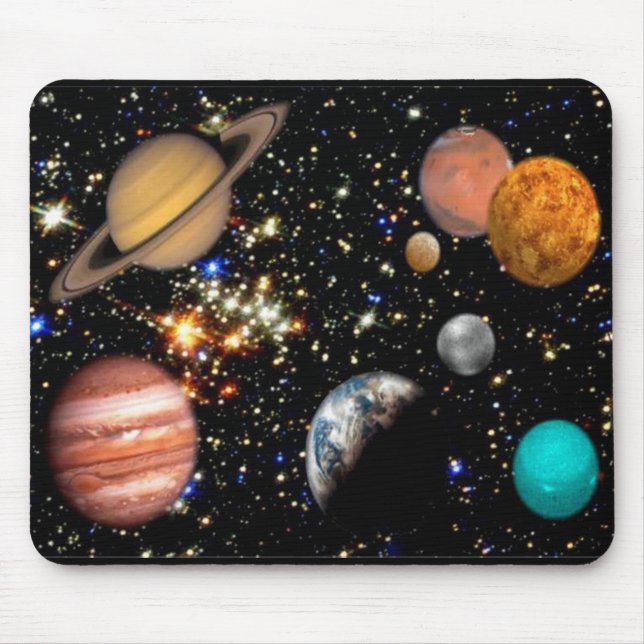 Solar System Planets Mousepad (Front)