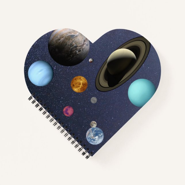 Solar system planets notebook (Front)