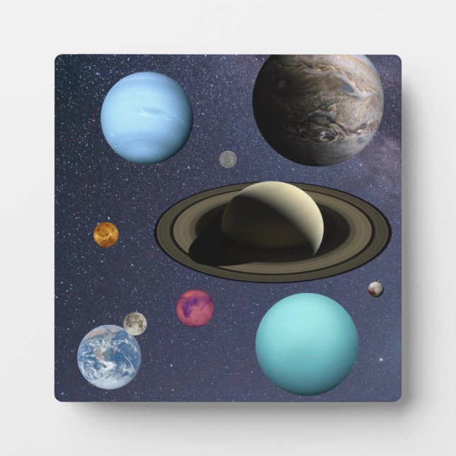 Solar system planets plaque (Front)