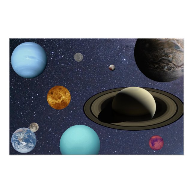 Solar system planets poster (Front)