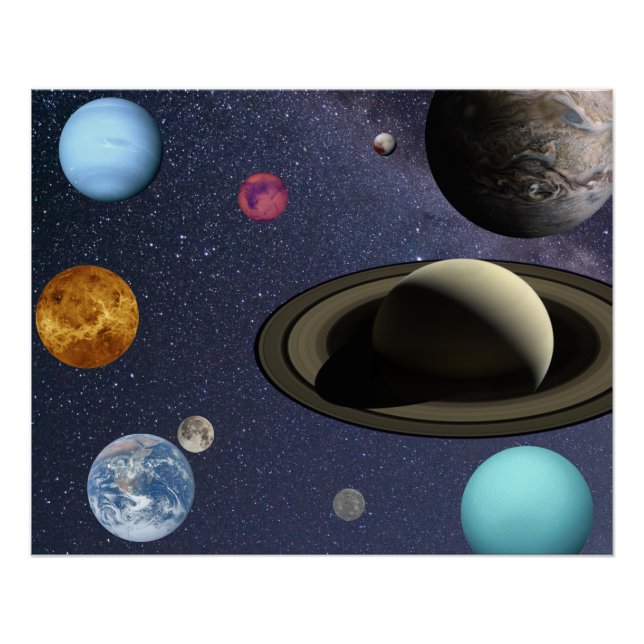 Solar system planets poster (Front)