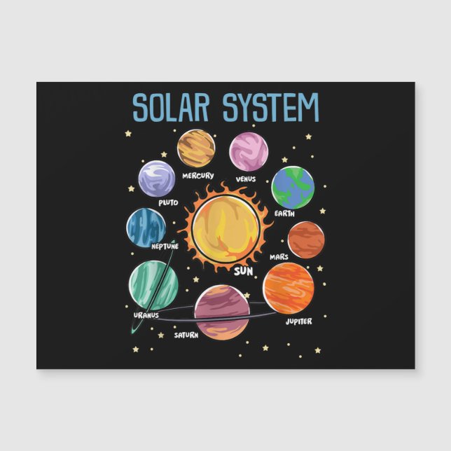 Solar System Planets Science Space Boys Girls STEM (Front)