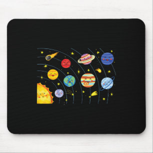 Solar System Planets Science Space Boys Girls Stem Mouse Mat
